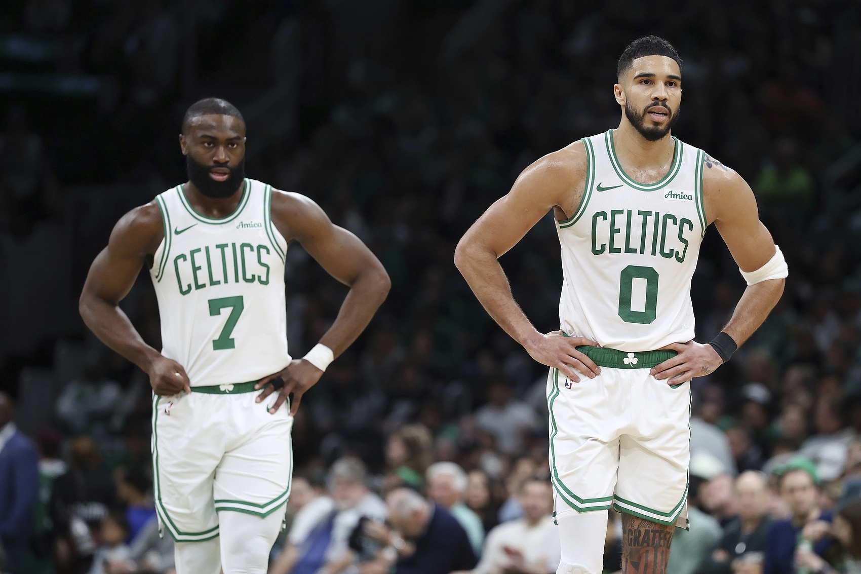 九游体育官方入口-海沃德：塔图姆&amp;布朗是联盟中最好的两名侧翼之一 绿军球迷真有福